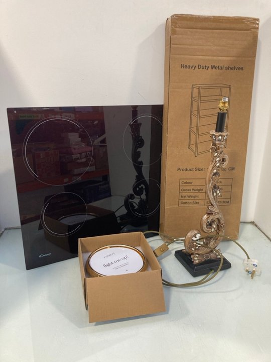 Lot 1045  
            Marchington SR12 - Parcel Delivery Only 

                
4 X ASSORTED HOUSEHOLD ITEMS TO INCLUDE HEAVY DUTY METAL SHELVES: LOCATION - E13