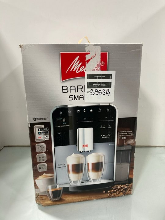 Lot 1049  
            Marchington SR12 - Parcel Delivery Only 

                
MELITTA BARISTA SMART BEAN TO CUP COFFEE MACHINE - ORIGINAL RRP £549.99: LOCATION...