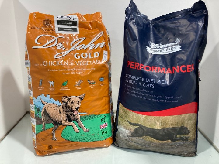 Lot 1068  
            Marchington SR12 - Parcel Delivery Only 

                
PACK OF DR JOHN GOLF 15KG CHICKEN ADULT DOG BISCUITS - BBE 10/26 TO ALSO INCLUDE ...