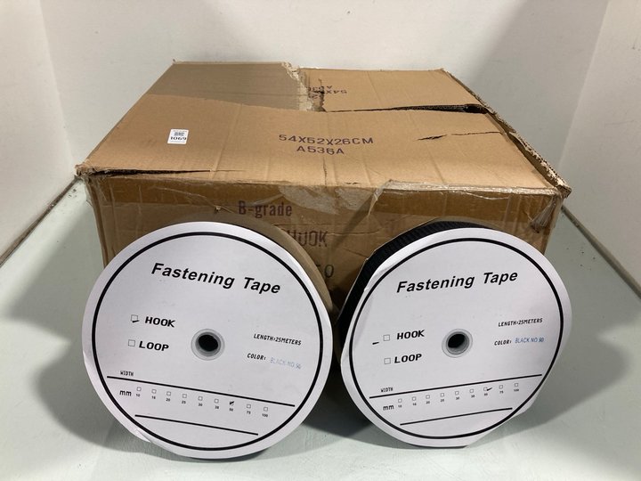 Lot 1069  
            Marchington SR12 - Parcel Delivery Only 

                
QTY OF REELS OF VELCRO IN BLACK: LOCATION - E12