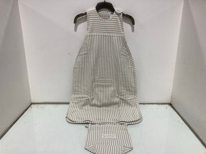 Lot 1078  
            Marchington SR12 - Parcel Delivery Only 

                
MERINO KIDS GO GO SLEEPING BAG IN STRIPE MIST - AGE: 3-24 MONTHS - ORIGINAL RRP: ...