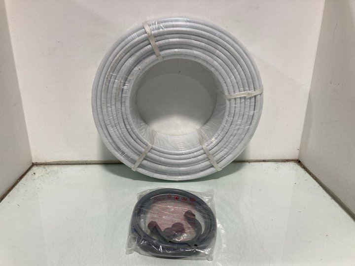 Lot 1089  
            Marchington SR12 - Parcel Delivery Only 

                
WASHING MACHINE PIPE CONNECTOR TO INCLUDE REEL OF WHITE PIPING: LOCATION - E11