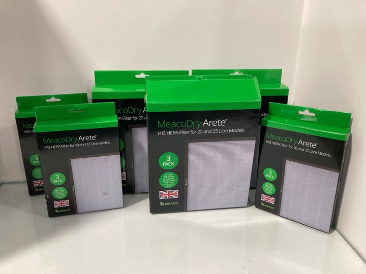Lot 1107  
            Marchington SR12 - Parcel Delivery Only 

                
QTY OF ASSORTED MEACODRY ARETE ITEMS TO INCLUDE H13 HEPA FILTER FOR 10 & 12 LITRE...
