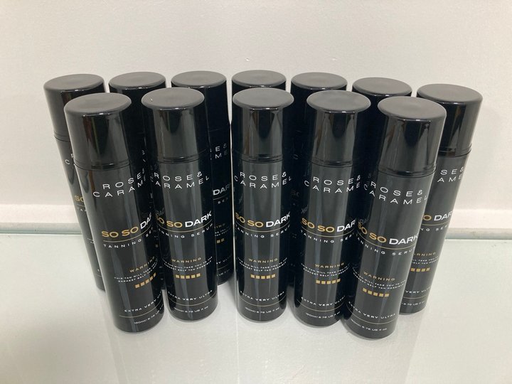 Lot 1112  
            Marchington SR12 - Parcel Delivery Only 

                
QTY OF ROSE & CARAMEL SO SO DARK TANNING SERUM 150ML: LOCATION - E9