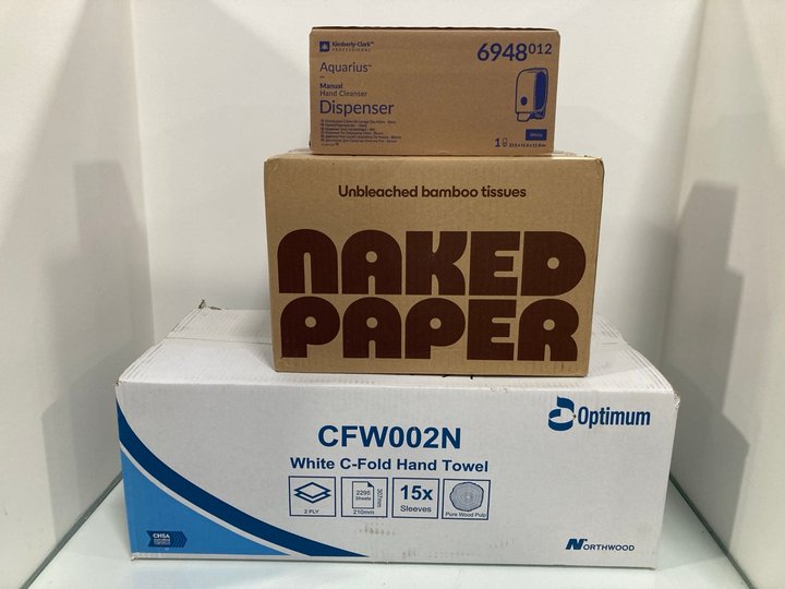 Lot 1116  
            Marchington SR12 - Parcel Delivery Only 

                
3 X ASSORTED ITEMS TO INCLUDE AQUARIUS MANUAL HAND CLEANSER DISPENSER: LOCATION - E9
