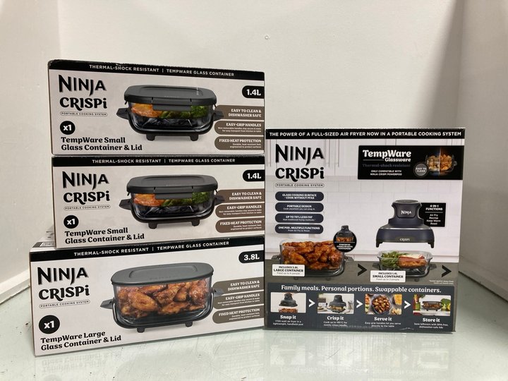 Lot 1169  
            Marchington SR12 - Parcel Delivery Only 

                
NINJA CRISPI PORTABLE COOKING SYSTEM TO INCLUDE 3 X NINJA CRISPI TEMPWARE: LOCATI...