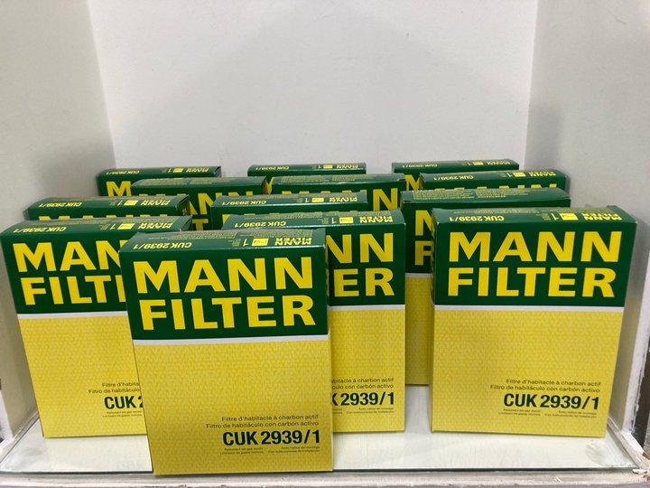 Lot 1193  
            Marchington SR12 - Parcel Delivery Only 

                
QTY OF MANN FILTERS CABIN AIR FILTER WITH ACTIVATED CHARCOAL - CUK 2939/1: LOCATI...