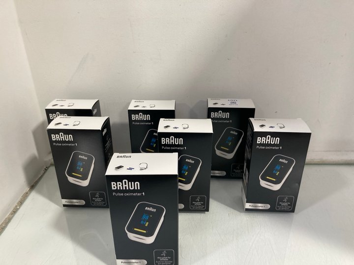 Lot 1203  
            Marchington SR12 - Parcel Delivery Only 

                
QTY OF BRAUN PULSE OXIMETER 1: LOCATION - E5