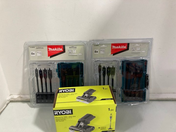 Lot 1205  
            Marchington SR12 - Parcel Delivery Only 

                
3 X ASSORTED TOOL ITEMS TO INCLUDE RYOBI ONE+ PET TOOL FOR ONE+ STICK VACS: LOCAT...