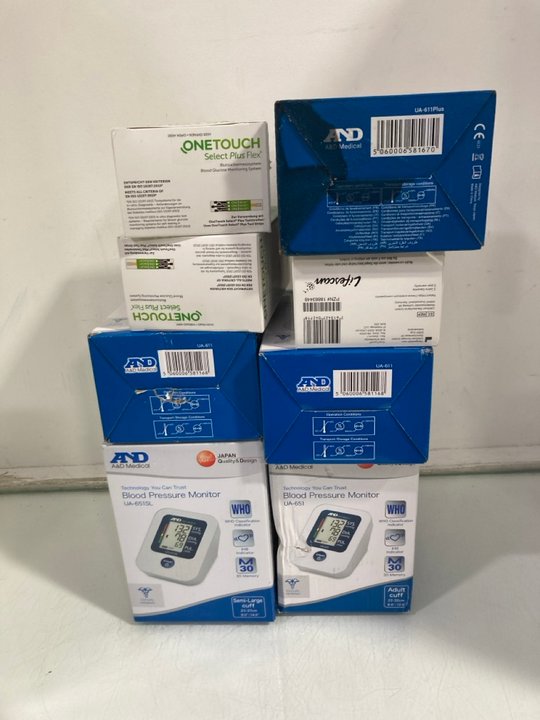 Lot 1216  
            Marchington SR12 - Parcel Delivery Only 

                
QTY OF ASSORTED ITEMS TO INCLUDE AND BLOOD PRESSURE MONITOR - UA-611 PLUS: LOCATI...