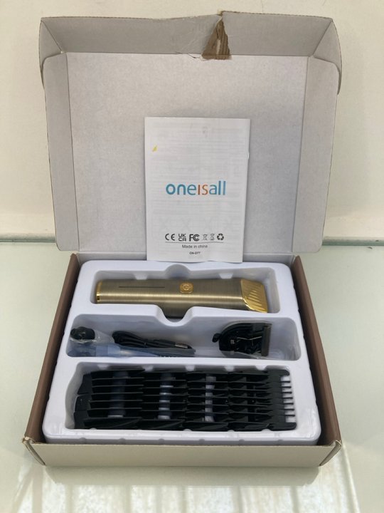 Lot 1219  
            Marchington SR12 - Parcel Delivery Only 

                
ONEISALL PET GROOMING CLIPPERS: LOCATION - E5