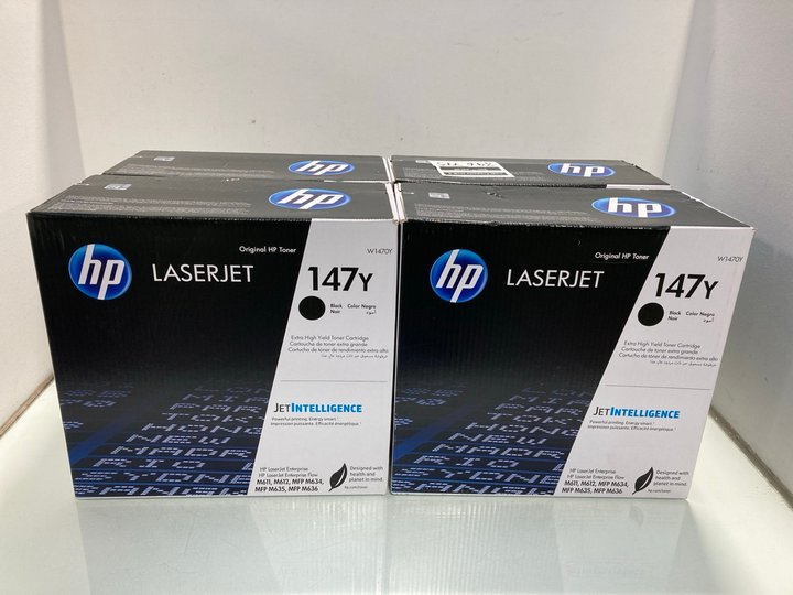 Lot 1231  
            Marchington SR12 - Parcel Delivery Only 

                
4 X HP LASERJET EXTRA HIGH YIELD CARTRIDGE IN BLACK: LOCATION - E4