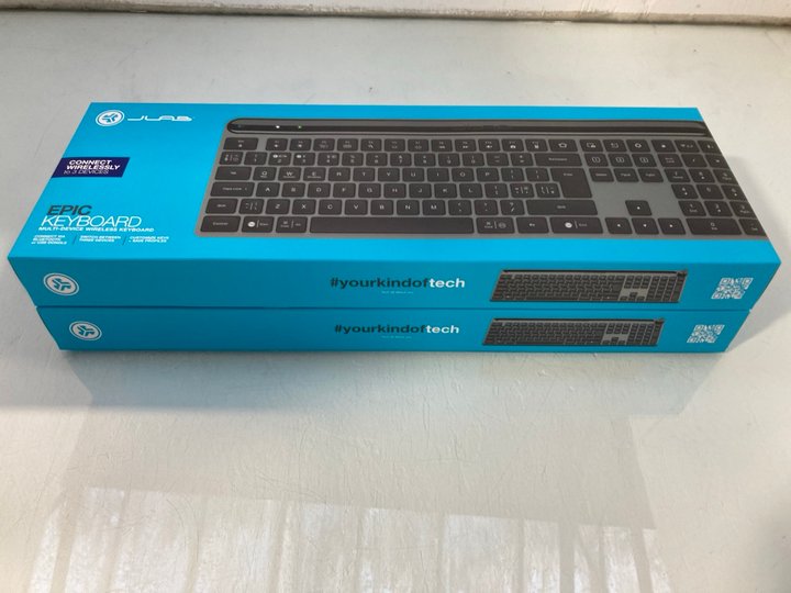 Lot 1251  
            Marchington SR12 - Parcel Delivery Only 

                
2 X JLAB EPIC MULTI DEVICE WIRELESS KEYBOARDS: LOCATION - E3