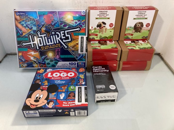 Lot 1258  
            Marchington SR12 - Parcel Delivery Only 

                
QTY OF ASSORTED ITEMS TO INCLUDE THE LOGO BOARD GAME DISNEY EDITION: LOCATION - E3