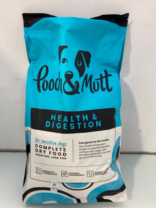 Lot 1264  
            Marchington SR12 - Parcel Delivery Only 

                
PACK OF POOCH & MUTT 10KG HEALTH & DIGESTION ADULT DOG BISCUITS - BBE 4/27: LOCAT...