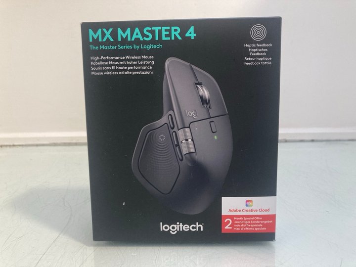 Lot 1334  
            Marchington SR12 - Parcel Delivery Only 

                
LOGITECH MX MASTER 4 HIGH PERFORMANCE WIRELESS MOUSE - ORIGINAL RRP £119.99: LOCA...