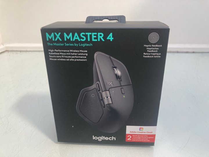 Lot 1335  
            Marchington SR12 - Parcel Delivery Only 

                
LOGITECH MX MASTER 4 HIGH PERFORMANCE WIRELESS MOUSE - ORIGINAL RRP £119.99: LOCA...