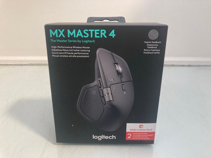 Lot 1337  
            Marchington SR12 - Parcel Delivery Only 

                
LOGITECH MX MASTER 4 HIGH PERFORMANCE WIRELESS MOUSE - ORIGINAL RRP £119.99: LOCA...