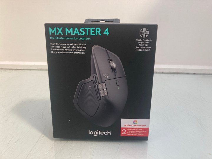 Lot 1339  
            Marchington SR12 - Parcel Delivery Only 

                
LOGITECH MX MASTER 4 HIGH PERFORMANCE WIRELESS MOUSE - ORIGINAL RRP £119.99: LOCA...