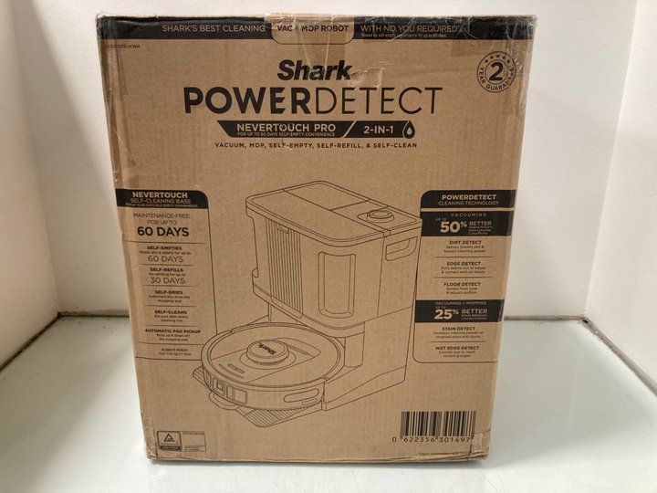 Lot 169  
            Marchington SR12 - Parcel Delivery Only 

                
SHARK POWER DETECT NEVER TOUCH 2 -IN 1 ORIGINAL RRP £699.99: LOCATION - J8