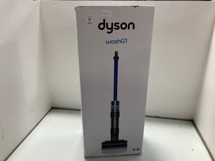 Lot 209  
            Marchington SR12 - Parcel Delivery Only 

                
DYSON WASH G1 STICK VACUUM CLEANER ORIGINAL RRP £299.99: LOCATION - J12