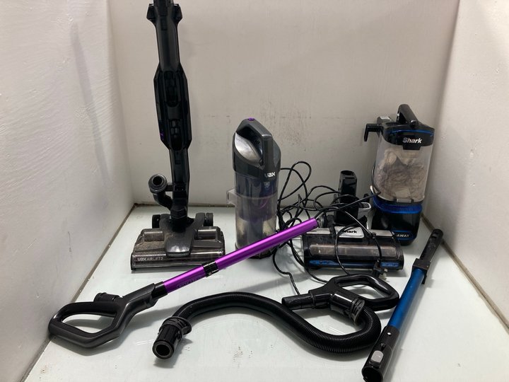 Lot 212  
            Marchington SR12 - Parcel Delivery Only 

                
2X SHARK LIFTAWAY STICK VACUUM CLEANERS COMBINED RRP £499.99: LOCATION - J12