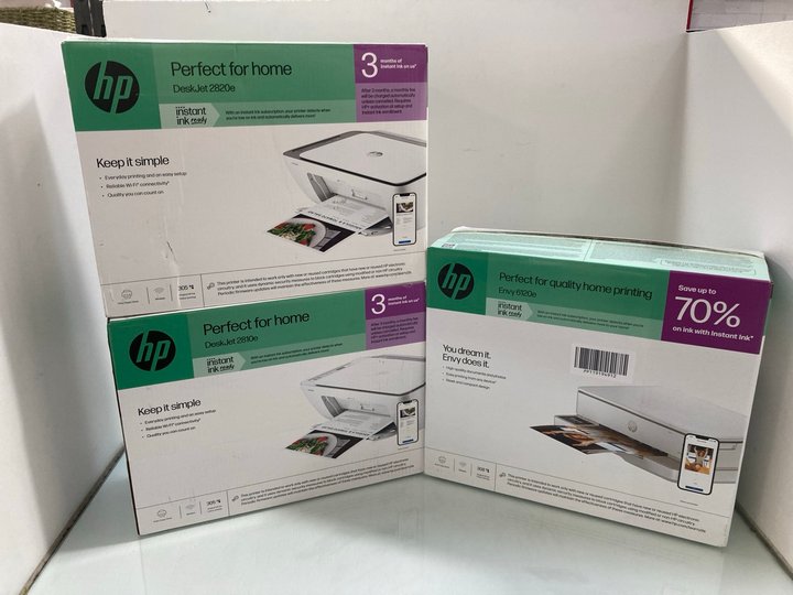 Lot 216  
            Marchington SR12 - Parcel Delivery Only 

                
HP DESKJET2810E PRINTER TO INCLUDE HP DESKJET 2820E PRINTER TO INCLUDE ENVY 612OE...