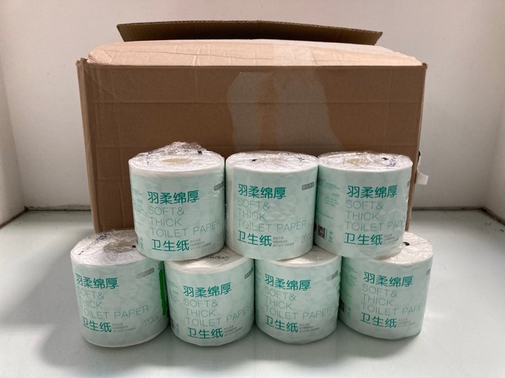 Lot 224  
            Marchington SR12 - Parcel Delivery Only 

                
ASSORTED TOILET ROLL TO INCLUDE SOFT AND THICK TOILET PAPER: LOCATION - J14