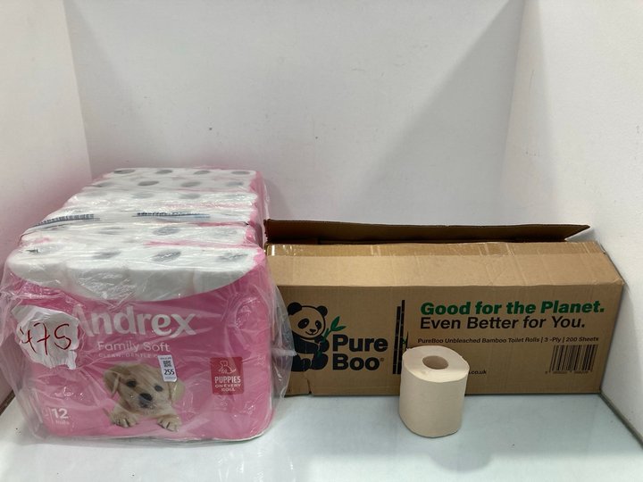 Lot 255  
            Marchington SR12 - Parcel Delivery Only 

                
QTY OF ASSORTED ITEMS TO INCLUDE ANDREX FAMILY SOFT 12 TOILET ROLLS: LOCATION - J16
