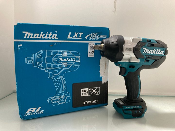Lot 259  
            Marchington SR12 - Parcel Delivery Only 

                
MAKITA LXT 18V CORDLESS IMPACT DRIVER ORIGINAL RRP £129.99: LOCATION - J16