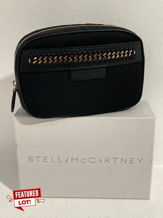 Lot 28  
            Marchington SR12 - Parcel Delivery Only 

                
STELLA MCCARTNEY FALABELLA MAKE UP CASE IN BLACK - ORIGINAL RRP: £175.00: LOCATIO...