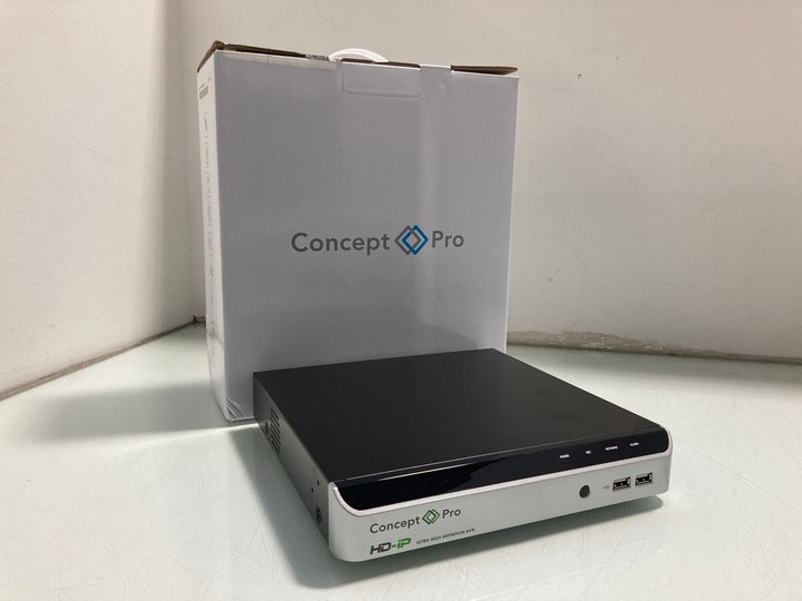 Lot 318  
            Marchington SR12 - Parcel Delivery Only 

                
CONCEPT PRO 4CH 8MP PRO NETWORK VIDEO RECORDER MODEL: VUHDIP-4-3: LOCATION - J20