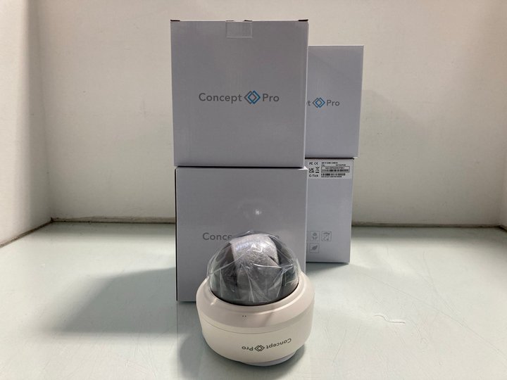 Lot 322  
            Marchington SR12 - Parcel Delivery Only 

                
4 X CONCEPT PRO 3MP IP DOME CAMERAS DC12V/POE: LOCATION - J20