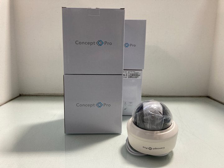 Lot 324  
            Marchington SR12 - Parcel Delivery Only 

                
4 X CONCEPT PRO 3MP IP DOME CAMERAS DC12V/POE: LOCATION - J20