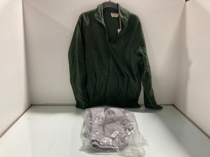 Lot 351  
            Marchington SR12 - Parcel Delivery Only 

                
MOUNTAIN WAREHOUSE ASHBOURNE FULL ZIP FLEECE IN KHAKI - UK SIZE: SMALL TO INCLUDE...