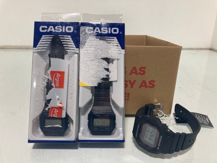 Lot 433  
            Marchington SR12 - Parcel Delivery Only 

                
QTY OF ASSORTED WATCHES TO INCLUDE CASIO F-91W WATCH IN BLACK: LOCATION - I13