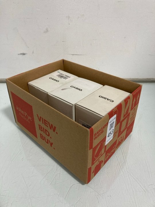 Lot 453  
            Marchington SR12 - Parcel Delivery Only 

                
3 X ASSORTED CASIO WATCHES TO INCLUDE CASIO ANALOGUE WATCH IN GREEN: LOCATION - I12