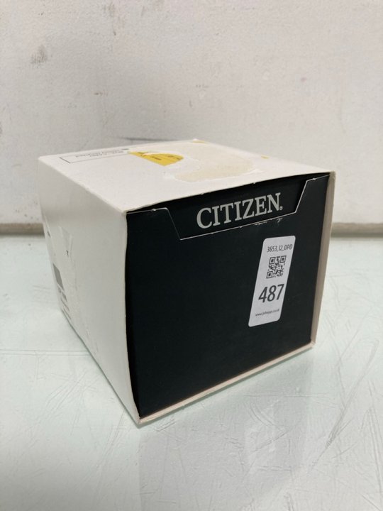 Lot 487  
            Marchington SR12 - Parcel Delivery Only 

                
CITIZEN MENS BRYCEN CHRONOGRAPH ECO DRIVE WATCH WITH BLACK DIAL AND STAINLESS STE...