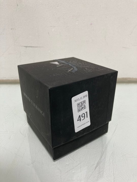 Lot 491  
            Marchington SR12 - Parcel Delivery Only 

                
ARMANI EXCHANGE HAMPTON MENS WATCH WITH BROWN LEATHER STRAP: LOCATION - I11