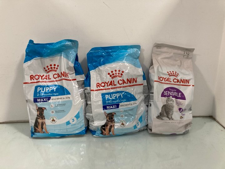 Lot 507  
            Marchington SR12 - Parcel Delivery Only 

                
3 X ASSORTED PET FOOD ITEMS TO INCLUDE ROYAL CANIN PUPPY DRY DOG FOOD 2-15 MONTHS...