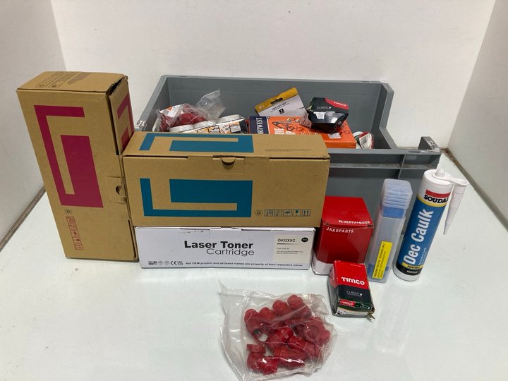 Lot 571  
            Marchington SR12 - Parcel Delivery Only 

                
QTY OF ASSORTED DIY ITEMS TO INCLUDE JACK0PARTS OIL FILTER: LOCATION - I7