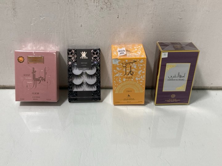 Lot 608  
            Marchington SR12 - Parcel Delivery Only 

                
QTY OF ASSORTED MAKEUP/BEAUTY ITEMS TO INCLUDE PRIMA BLACK EDITION 5 PAIRS OF SYN...