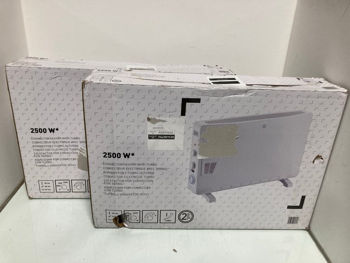 Lot 626  
            Marchington SR12 - Parcel Delivery Only 

                
2 X CONVECTOR HEATER WITH TURBO 2500W: LOCATION - I4