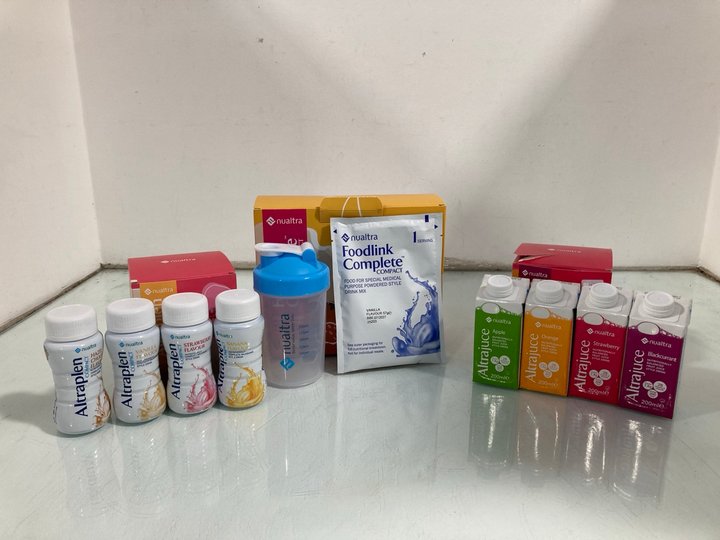 Lot 642  
            Marchington SR12 - Parcel Delivery Only 

                
3 X ASSORTED NUALTRA ITEMS TO INCLUDE ALTRAPLEN STARTER PACK - BB: 05/26: LOCATIO...