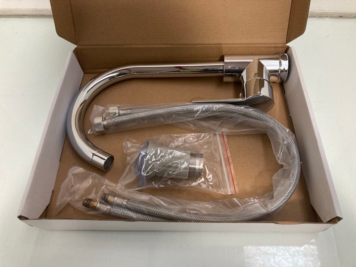 Lot 64  
            Marchington SR12 - Parcel Delivery Only 

                
KITCHEN TAP MODERN STAINLESS STEEL SINK TAP ROATATING HOT AND COLD WATER: LOCATIO...