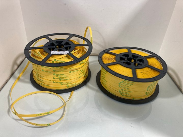 Lot 655  
            Marchington SR12 - Parcel Delivery Only 

                
2 X REELS OF YELLOW BANDING: LOCATION - I3