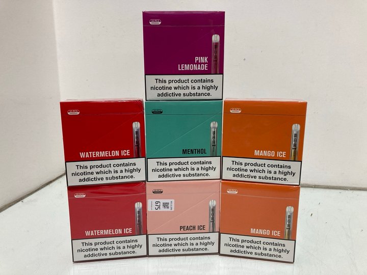 Lot 675  
            Marchington SR12 - Parcel Delivery Only 

                
QTY OF ASSORTED SKE VAPE ITEMS TO INCLUDE SKE ORIGINAL SKE WATERMELON ICE 20MG (1...