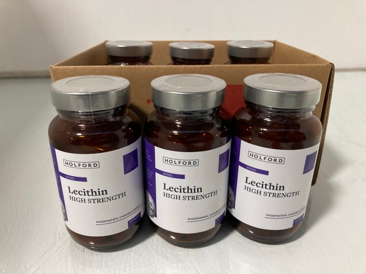 Lot 691  
            Marchington SR12 - Parcel Delivery Only 

                
6 X HOLFORD LECITHIN HIGH STRENGTH NUTRIENTS 60 CAPSULES - BB: 12/27: LOCATION - I1