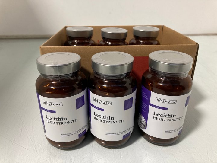 Lot 692  
            Marchington SR12 - Parcel Delivery Only 

                
6 X HOLFORD LECITHIN HIGH STRENGTH NUTRIENTS 60 CAPSULES - BB: 12/27: LOCATION - I1