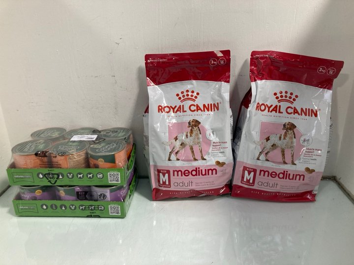 Lot 709  
            Marchington SR12 - Parcel Delivery Only 

                
QTY OF ASSORTED PET FOOD ITEMS TO INCLUDE ROYAL CANIN MEDIUM ADULT DOG FOOD - BB:...